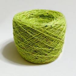 (6折)沙織。彩點(細)毛線▶ (1) 檸綠 200g